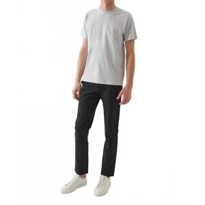 NEW PATRICK ASSARAF nucleo stretch chino pants in black